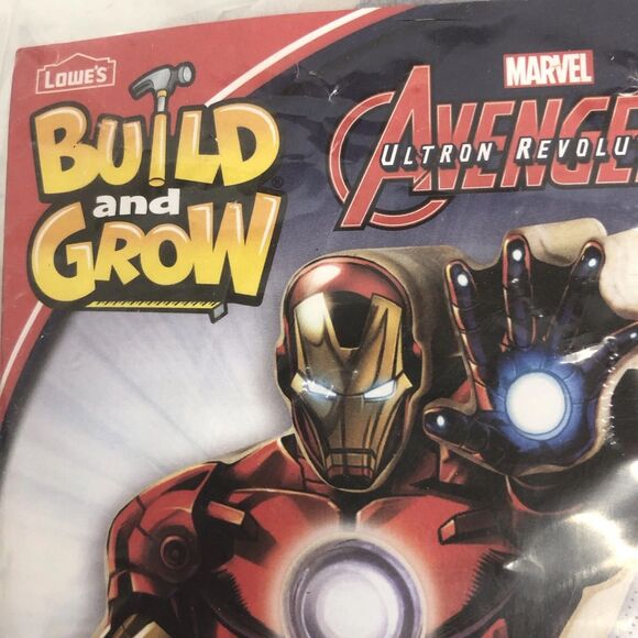 Lowes Build and Grow Iron Man Avenjet Wood Kit Marvel Avengers Assemble IRONMAN - Picture 2 of 5